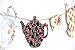 SUNBEAUTY Tea Party Decoration Banner Vintage Garden Teapot Decor, Tea Party Supplies for Girls, Princesses, Parties, Bridal Showers, Birthday, Alice in Wonderland Garland Decor