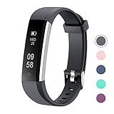 LETSCOM Fitness Tracker, Activity Tracker, IP67 Water Resistant Smart Bracelet as Step Counter, Sleep Monitor, Pedometer, Calorie Counter Watch for Kids Women Men