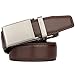 Lavemi Men's Real Leather Ratchet Dress Casual Belt, Cut to Exact Fit,Elegant Gift Box(55-1766 Brown)