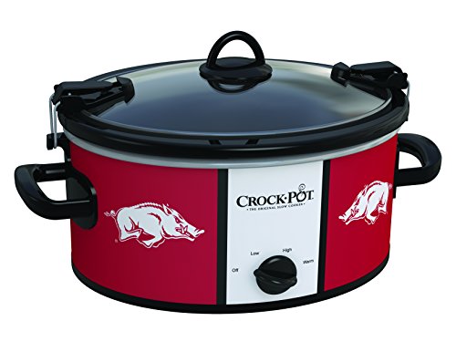 Crockpot SCCPNCAA600-UAR Cook and Carry Slow Cooker, 6 quart, University of Arkansas
