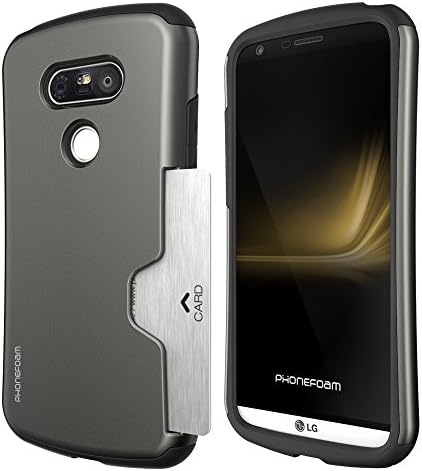 Phonefoam Golf Series Shockproof Bumper Case for LG G5 (Dark Silver)