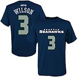 Russell Wilson Seattle Seahawks #3 NFL Youth Performance Mainliner Name & Number T-Shirt Jersey