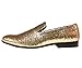 Amali Barnes Mens Dress Shoes Sparkly Glitter Encrusted Tuxedo Slip on Loafers for Men - The Original Smoking Men Dress Shoes Runs Large - GO 1/2 Size Down
