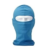 New Ultra Thin SKi Bike Football Helmet Reflective CS Face Mask Sports Balaclava - Blue