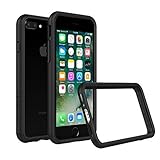 iPhone 7 Plus Case - RhinoShield [CrashGuard] Bumper [11 Ft Drop Tested] No Bulk [ShockProof] Thin Lightweight Protection - Slim Rugged Cover [Black]