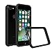 RhinoShield Ultra Protective Bumper Case Compatible with [iPhone 8 Plus / 7 Plus] | CrashGuard - Military Grade Drop Protection Compatible with Full Impact, Slim, Scratch Resistant - Black