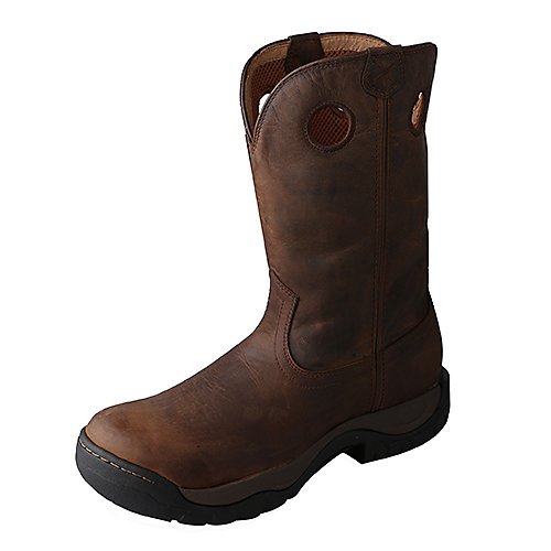 Twisted X Men's Taupe Waterproof All Around Cowboy Boot Round Toe Taupe 7.5 D(M) US