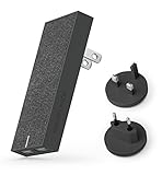 Native Union SMART CHARGER International - Slim 2-Port USB-A Wall Charger with Smart IC Technology - Adapters for Europe, UK, US and Canada (Slate)