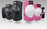 Lanova Child Adult Knee Elbow Pads with Wrist Guards for Safety Protection Scooter Skateboard Bicycle BMX Bike Inline Skating Rollerblading
