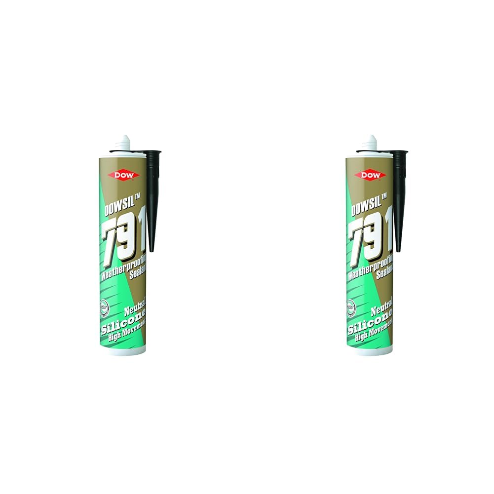 Dowsil 791 Sealant Black 310ml (Pack of 2)