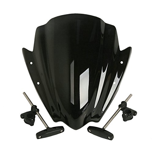 Universal Motorcycle Windshield Windscreen 7/8" & 1" Handlebar Mount For Harley