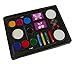 Face Paint Kit for Kids by Pinkleaf - Washable Paint, Non Toxic Paint Full Face Paint Set, Glitter, Push-Up Crayon Markers, Sponges, Mini Brushes & Reusable Stencils, Paint for Kids, Face Painting