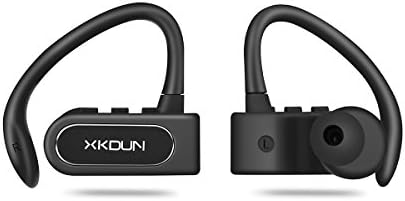 XKDUN Wireless Earbuds Anti Falling Off Earphones Bluetooth Headphones for Sports with Charging Case Sweatproof HD Stereo Sound In Ear with Microphone 6 Hrs Running Gym IOS Android Black