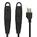 BindMaster Extension Cord/Wire Power Cable, Indoor/Outdoor, 16/3, 3 Outlet, 15 Feet, UL Listed, Black