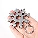 18-in-1 Stainless Steel Snowflakes Multi-Tool Card, Snowboarding Multi-Tool Screwdriver Tool for Opener Key chain/Bottle Opener/Outdoor Travel Camping/Fashion Pendant Pocket/Gift for Men(silver)