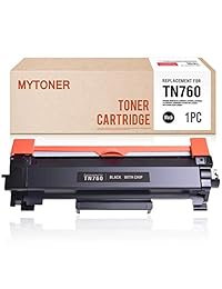 MYTONER (CHIP) Compatible Brother TN760 TN730 TN-760 Cartucho de tóner de alto rendimiento para Brother HL-L2350DW HL-L2390DW HL-L2395DW HL-L2370DW DCP-L2550DW MFC-L2710DW MFC-L2730DW MFC-L2750DW