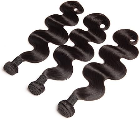 Hismile Hair Body Wave Human Hair Weft Brazilian Virgin Hair Unprocessed Hair Extensions Hair Bundles Remy Hair Weave Soft And Thick Hair Weft 14"14"14"