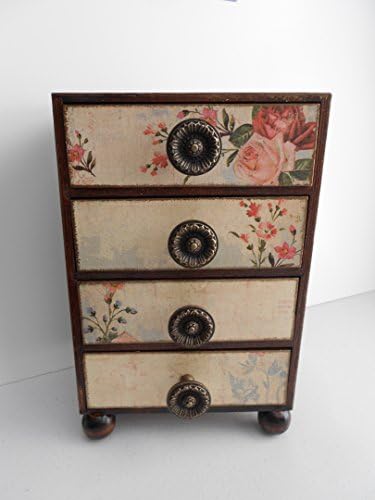Handmade 4-Drawer Solid Wood Memory/Trinket/Jewelry Chest