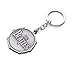 REINDEAR Official The Beatles Drum Logo Metal Keychain Key Ring US Seller (Silver)