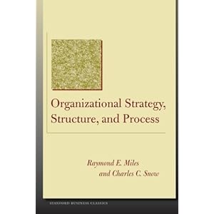 Organizational Strategy, Structure, and Process (Stanford Business Classics)