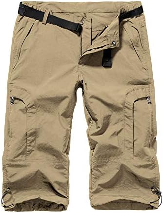 Women S Quick Dry Cargo Hiking Shorts Outdoor Anytime Casual Straight Leg Knee Capri Pants 2030 Khaki 32 Buy Online At Best Price In Uae Amazon Ae