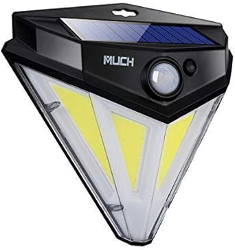 Diamant förmige Solarleuchte für Außen,4 Seiten 84 LED COB Solarlampen