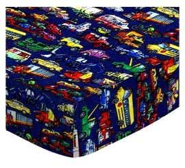 Amazon.com: SheetWorld Fitted Crib / Toddler Sheet - Vehicles Galore