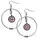 Siskiyou Sports MLB 2 Inch Hoop Earrings