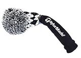 TaylorMade TM15 Pom Driver Headcovers, Black/White