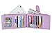 Travelambo Womens Walllet RFID Blocking Bifold Multi Card Case Wallet with Zipper Pocket (synethic leather light purple)