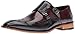 Stacy Adams Men's Brewster Double Monk Strap Wingtip Slip-On Loafer