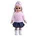 Wensltd Accessory Sweater Toys Doll Clothes Wardrobe for 18 Inch American Girl Doll (Pink)