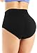 Yulee Womens Shorts Padded Seamless Butt Hip Enhancer Shaper Underwear Panties,Black,Medium