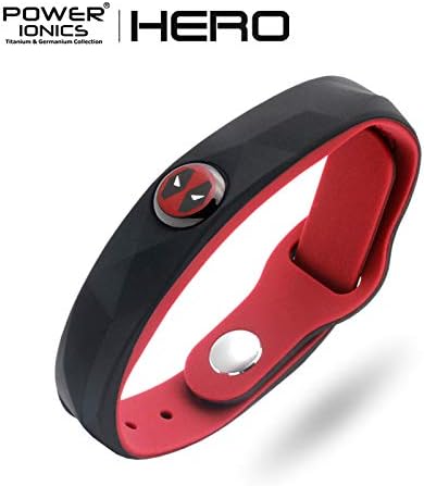 Power Ionics® Titanium Energy Bracelet Super Heroes Edition; 4-in-1 3000 ml Negative Ion Ionic Bracelet | Super Hero Power Bracelet Health Bio wristband bracelet | Model PT066 Hero