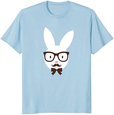 Dapper Easter Bunny Wearing Glasses T-Shirt