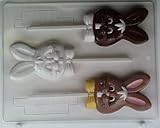 Bunny's head w/buck teeth & bowtie E062 Easter Chocolate Candy Mold