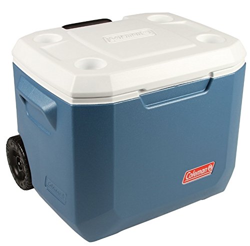 Coleman Cool Box Xtreme 47 litres, Large High Performance Wheeled Cooler Box, Ice Box for Drinks, Camping, Picnic, Use with Ice Packs