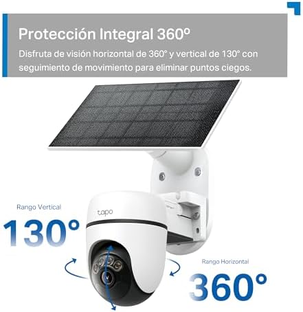 Kit C610 – Câmera de Vigilância WiFi ao Ar Livre 2K 3MP com Painel Solar, 360° PTZ, Bateria 6700mAh, Deteção Humana, Visão Noturna a Cor, Rastreamento AI, IP65 Wireless