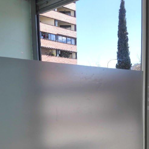Clear Sandblasted Acid Vinyl for Glass, Screens, Windows, etc. Bulk vinyl laminate Size: 30 x 120cm
