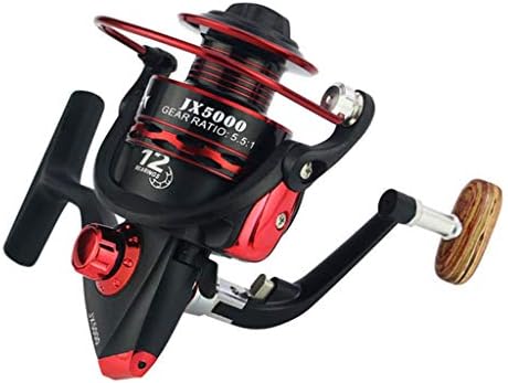ALIKEEY fishing reels fishing reels coarse carp reels Spinning Fishing Reels 5.5:1Gapless Fish Wheel Semi-Metal Folding JX1000-7000 reels spinning reels spinning