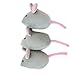 ZippyPaws 3-Pack Squeaky Replacement Burrow Toys for Dogs, Medium, Mice