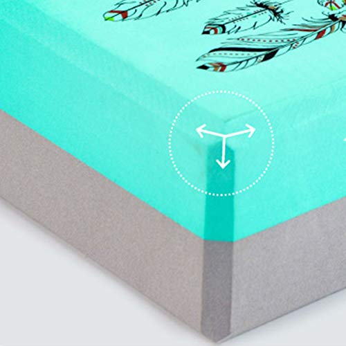 ROSE-IN-THE-BOX-Yoga-Block-2-Pack-and-Yoga-Strap-SetHigh-Density-EVA-Foam-Block-Suit-for-Yoga-Pilates-Meditation-Workout-Fitness-Gym