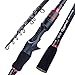 Sougayilang Fishing Rod, 24-Ton Carbon Fiber Telescopic Fishing Pole, Spinning & Casting Rod Designed for Bass, for Fresh & Saltwater