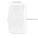 Fushing 5Pcs Steam Mop Pads, Washable Microfiber Cleaning Steamer Replacement Pads for Shark Steam & Spray Mop S3101 S3251 SK460 SK410 S3101n2 S3250 SK435CO SK140 SK141,White
