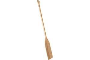 Baoblaze Wood Boat Paddle with Varnish for Training Ergonomic Handle Canoe Oar