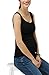 Jinson Mama Womens Basic Layering Maternity Tank Top Pregnancy Tee Scoop Neck Sleeveless Solid Side Ruched Vest Plus Size Black S