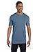 Comfort Colors 6.1 oz. Garment-Dyed Pocket T-Shirt, Large, BLUE JEAN