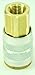 Dixon Valve 2FF2-B Brass Manual Industrial Interchange Pneumatic Fitting, Socket, 1/4