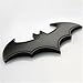 sprated (TM) black batman Car 3d Logo Chrome Emblem Badge Sticker Self Adhesive Badge Decal superman The Dark Knight Vinyl Decal Sticker