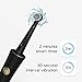 Fairywill Rotary Electric Toothbrush Rechargeable for Adults, 3 Brushing Modes 2 Replacement Heads USB Charging Portable Electric Toothbrush Waterproof Black…